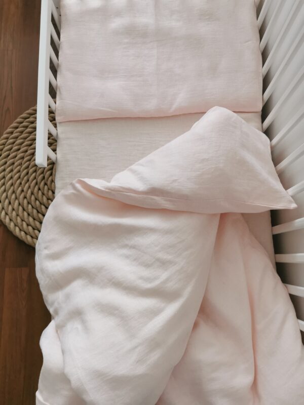 Vaikiškas lininių pataliukų komplektas „Švelnumas“