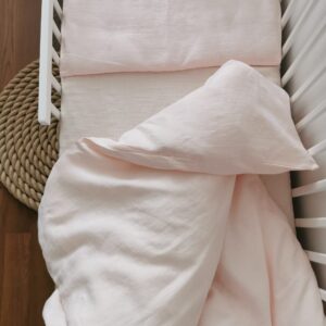 Vaikiškas lininių pataliukų komplektas „Švelnumas“