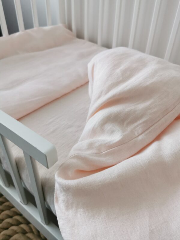 Vaikiškas lininių pataliukų komplektas „Švelnumas“