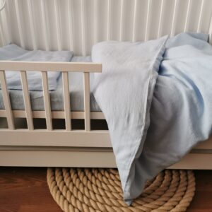 Vaikiškas lininių pataliukų komplektas „Debesėlis“