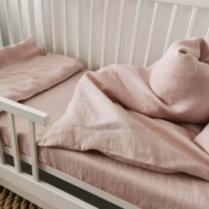 Vaikiškas lininių pataliukų komplektas „Karamelė“