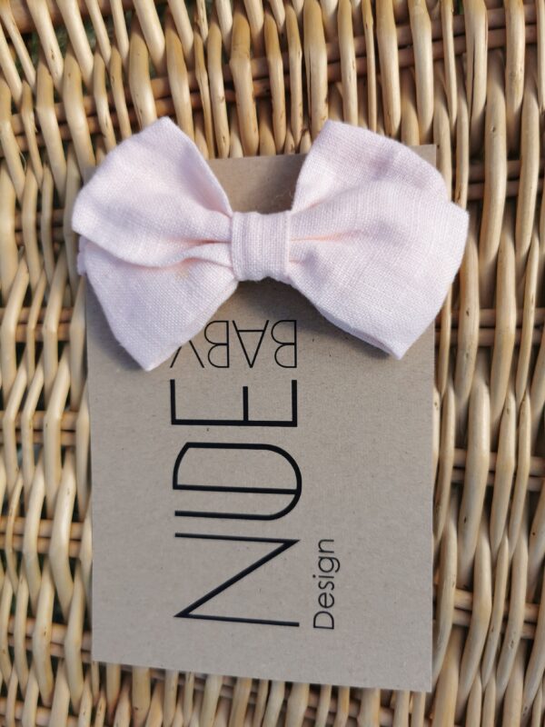 Lininė galvajuostė rožinė