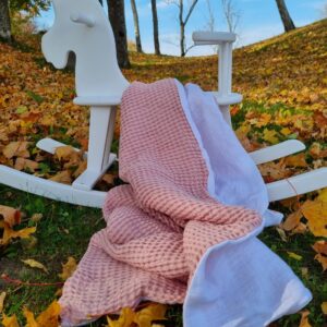 Dvipusis lininis pledas | NuDedesign