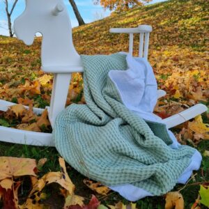 Dvipusis lininis pledas | NuDedesign