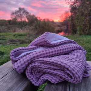 Dvipusis lininis pledas | NuDedesign