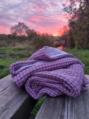 Dvipusis lininis pledas | NuDedesign