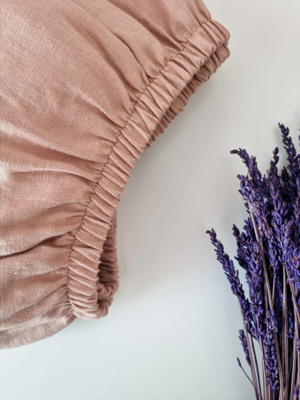 Lininė paklodė su guma