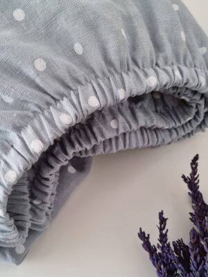 Lininė paklodė su guma