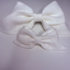 Rankų darbo lininių kaspinėlių rinkinys