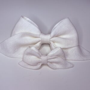 Rankų darbo lininių kaspinėlių rinkinys