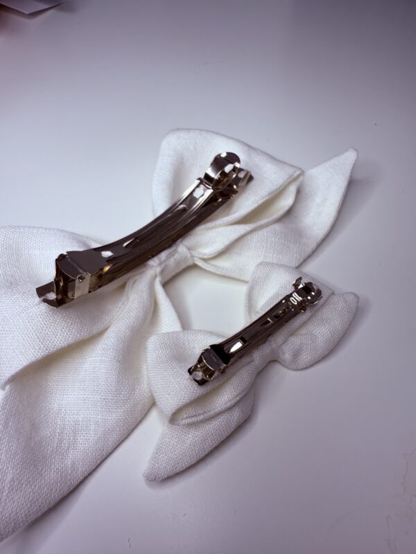 Rankų darbo lininių kaspinėlių rinkinys