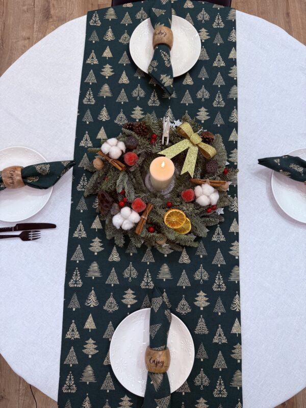 Stalo takelis ir servetėlės - Kalėdos