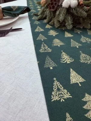 Stalo takelis ir servetėlės - Kalėdos