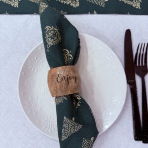 Stalo takelis ir servetėlės - Kalėdos