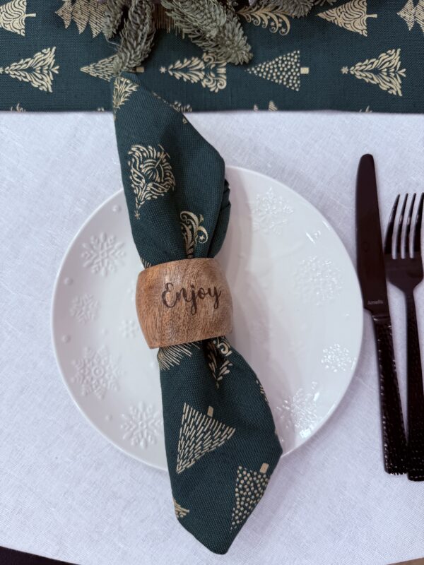 Stalo takelis ir servetėlės - Kalėdos